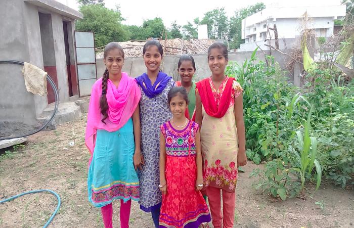 Poojatha and friends